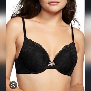 LN Victoria's Secret Perfect Shape Black Bra Size 36C